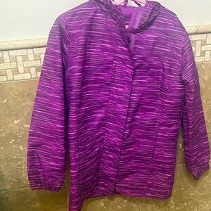 Women's Purple Striped Jacket